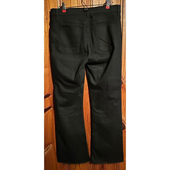 Hudson women’s Nico flare jeans high rise black raw hem size 30 - Picture 2 of 3